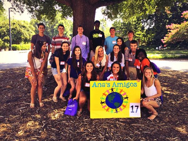CUOAana's tweet photo. Small group time with Session 11 Amigos. Such a fun time speed dating and chanting with this bunch of students! http://t.co/lmp0IGSO6E