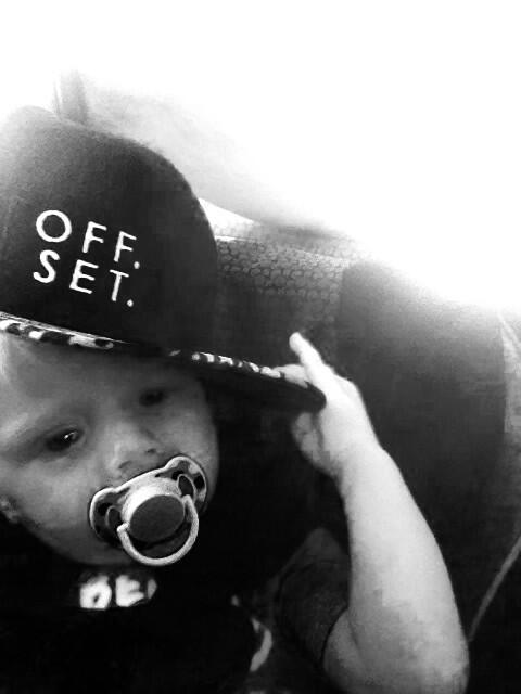 phartlee's tweet photo. Even babies know what's up. Go pick up the best hat you'll ever own from the dudes over at @OFFSETAPPAREL #iamoffset http://t.co/rf1pbyS4hF