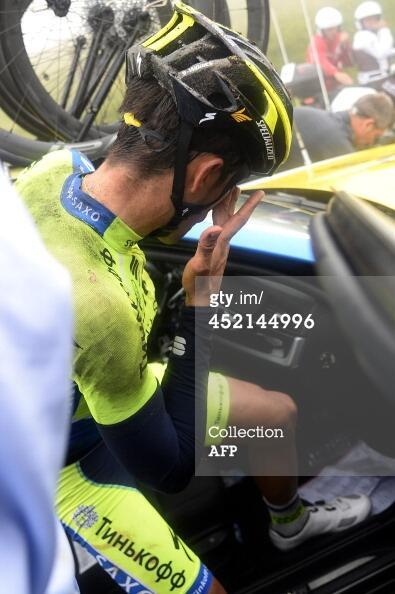 Esas lágrimas de tristeza se convertirán en lágrimas de victoria en <a href="/lavuelta/">La Vuelta</a> 
FotoVía (<a href="/amircontador/">Amir Contador</a>)
#AnimoContador