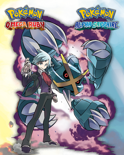 Pokemon's tweet photo. Meet Steven and his Mega Metagross! #OmegaRuby #AlphaSapphire! http://t.co/xa9TX3jEL3