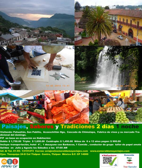 AlexCamachoG1's tweet photo. Buenos días otro  programade viajes se los compartimos @La_Portales @PolancoLomas @empresasdf http://t.co/cLSeRm9Suk