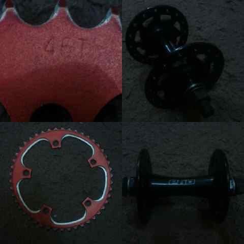 Wts front hub pro 32h + chainring origin 46t red 150k aja pin:7dcf5ff9 #fnfjb #rbjb #fpjb