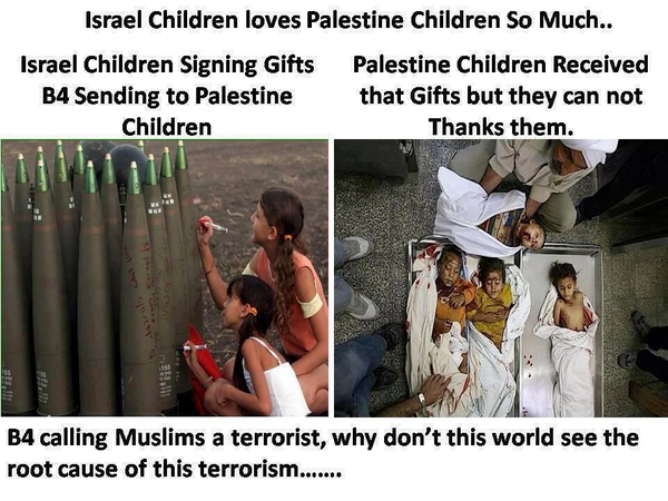 KingSherzai's tweet photo. israel the hell terrorist,, why the world is silent over the massacre of innocent Muslim childs.. http://t.co/irjfntFt6u