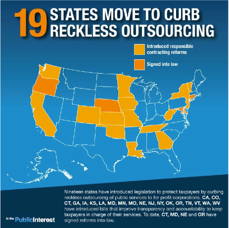 PSNwire's tweet image. 19 states introduced responsible contracting laws for public services! New @PubInterest report bit.ly/1kWhzJ9