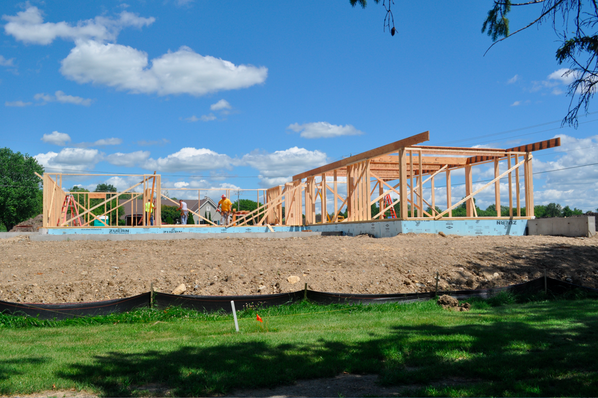 The_mHouse's tweet photo. Check out the construction progress on the #mHouse! 

Pics: http://t.co/n6Nw6mZTKG http://t.co/R2OjwJLRAj