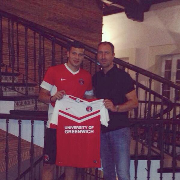 tucudeangeorge's tweet photo. New challenge Charlton Athletic http://t.co/zk1OaRehw3
