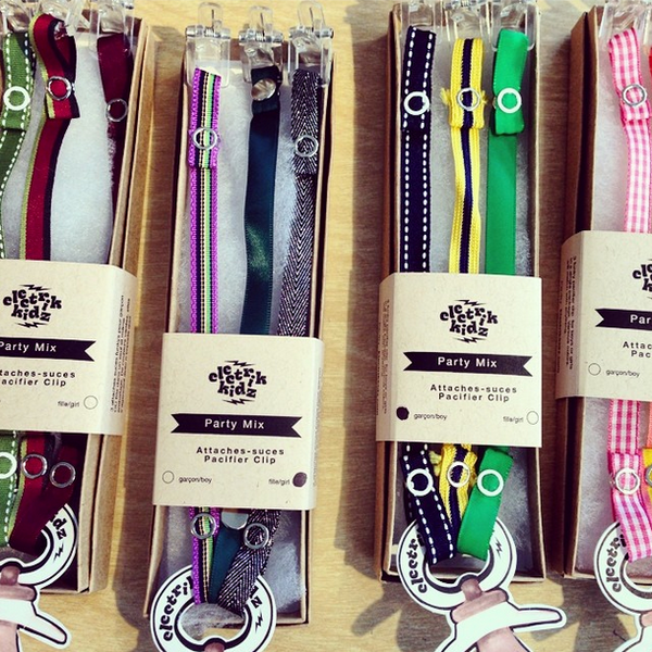 slidelane's tweet photo. Love these classy pacifier clips! Spotted at Wishbone in the Sunset. http://t.co/SAHfFgcigc