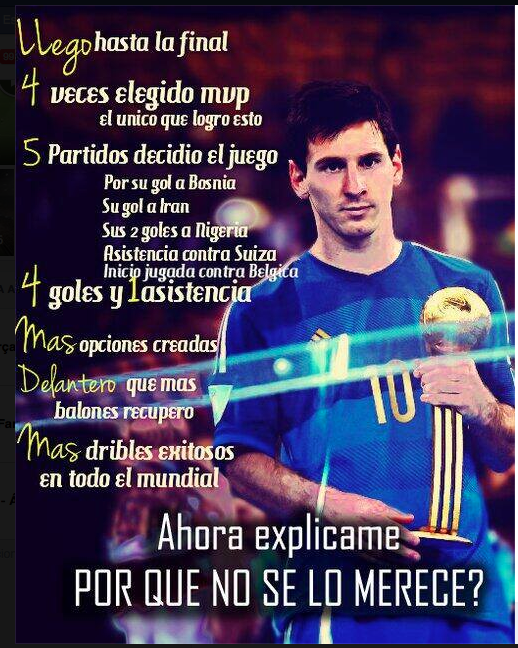 DelinquedIN's tweet photo. Sigue la mejor cuenta de fútbol! Foto que circula por las redes sobre #Messi y el #MundialBrasil2014 http://t.co/Rj8LoVt2tr