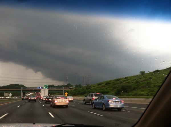 Christie_Ileto's tweet photo. #mdstorm #SevereStorms that cloud does not look friendly! http://t.co/DdTAgWZeWx