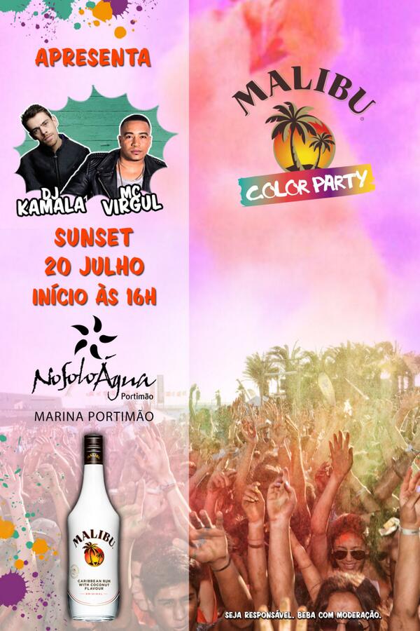 NSAPortimao's tweet photo. Dia 20 de Julho na praia do @NSAPortimao Sunset Malibu Color Party. 
#nsaportimaoison http://t.co/hzbMCTqozw