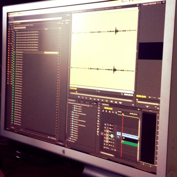 Syncing sounds for editing the movie! #adobepremiere #blackmagiccamera #indiefilm #editing