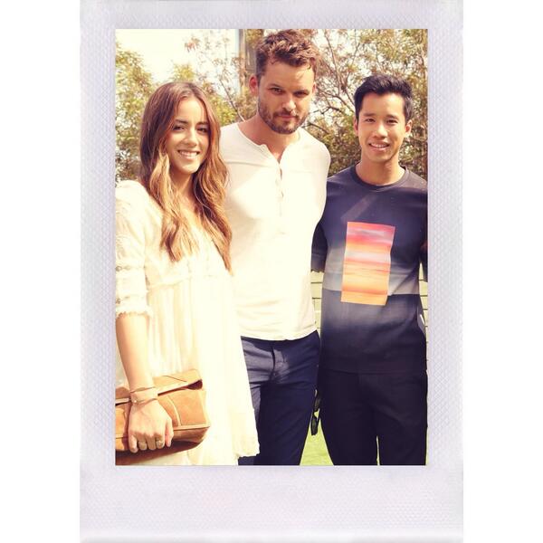 JaredEng's tweet photo. Still recovering from #jjsummerfiesta !!! My new fave couple @ChloeBennet4 @AUS10NICHOLS dropped by 🎉🎉🎉 http://t.co/X4ynWSZINa