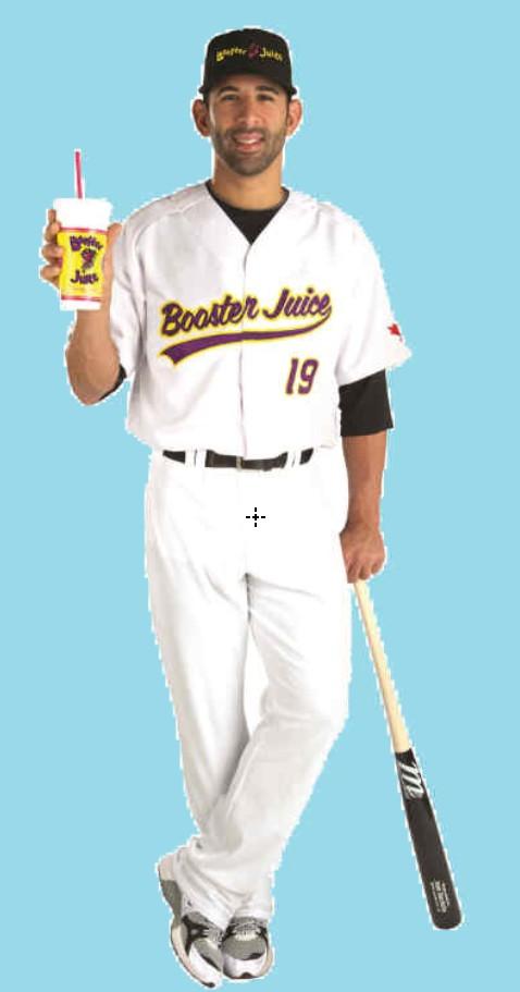 Booster Juice on X: Cheer on Captain Jose Bautista during the #HRDerby and  Retweet to win a signed jersey.  / X