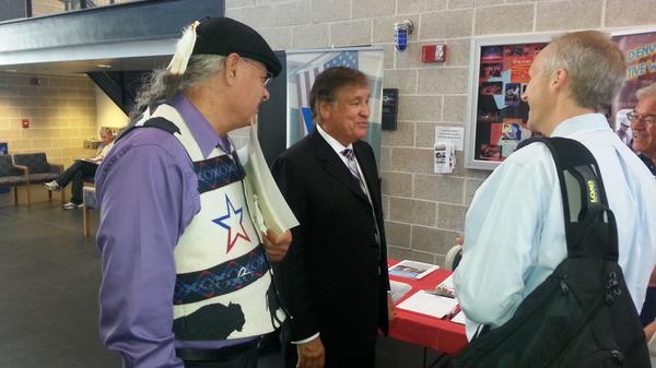 nativeart's tweet image. #NDNPathways - Billy Mills &amp;amp; Rick Williams help kick off the premier Native American Civil Rights convening in Denver