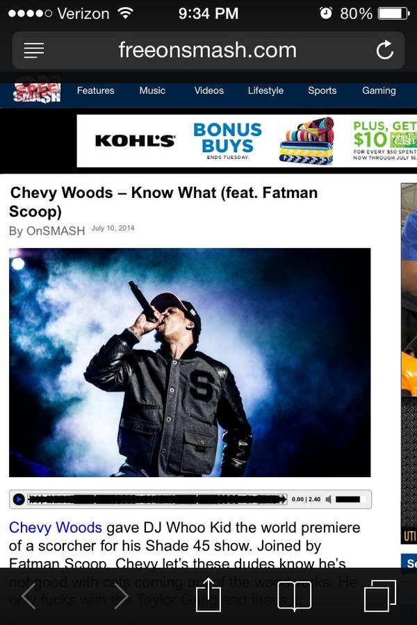 gvo4lsway's tweet image. Jammin this @CHEVYWOODS #KnowWhat