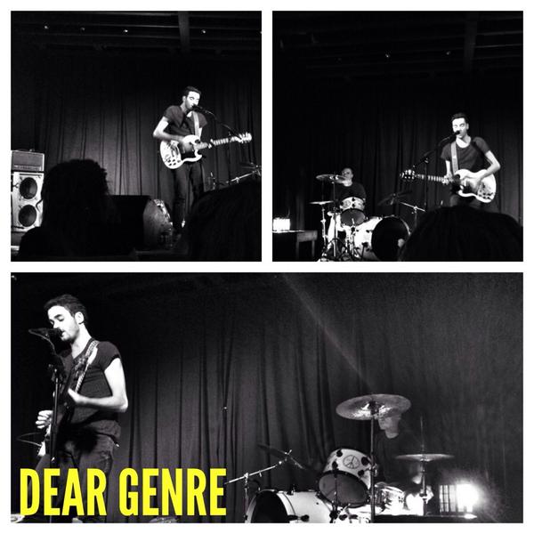 Re_stl's tweet photo. RIGHT NOW: @deargenre as a raw &amp; energetic duo!!
#GreatSongz! http://t.co/QzTm3fjbKq