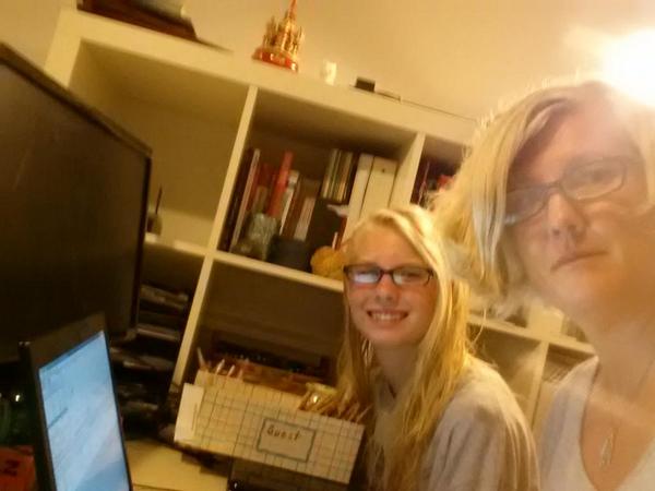 IldaPool's tweet image. Late night data coordinators doing everything they can do get the meet results done. #IldaForlife