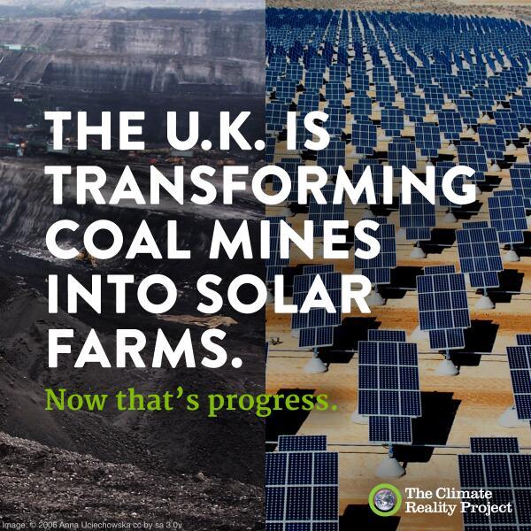 The U.K. is turning coal mines into solar farms. #ThisWillSpread bit.ly/1r5nLWE