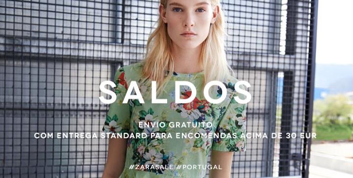 ZARA в X: „#PORTUGAL Os SALDOS começam hoje. ONLINE E NAS LOJAS