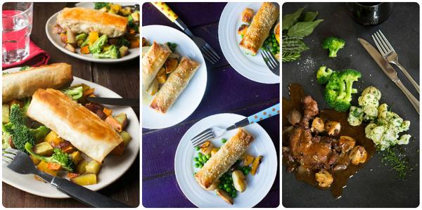 MyFoodBagNZ's tweet photo. #TuesdayMenu Chicken, Leek and Mushroom Filos #Classic Chicken, Leek and Pea Mini-Rolls #Family Coq Au Vin #Gourmet http://t.co/LTfYk8coz9