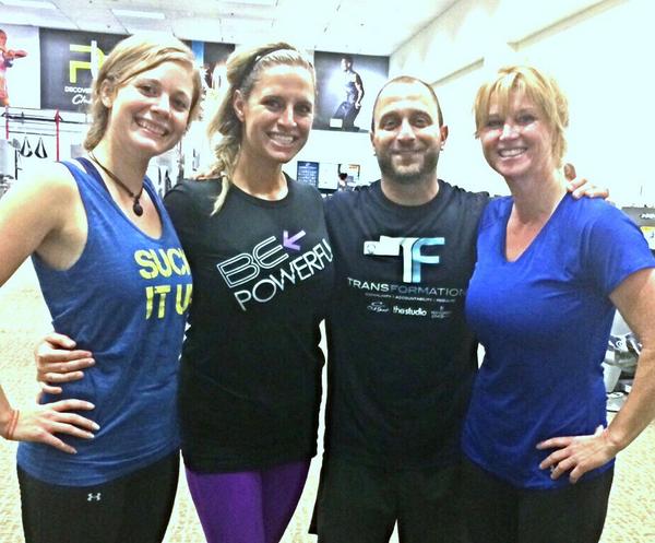 Heather_csp's tweet photo. Fun Monday workout with new training trio Jen and @82sec.  Thanks mike @ClubSportPls for pushing us today ! http://t.co/Z5RvW2H5tK