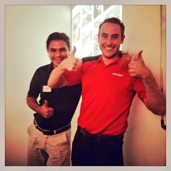 davemcclure's tweet photo. Q: what it looks like to raise $23M Series B -- congrats Roger &amp; Vikram @RedMartCom #goap http://t.co/0PxIijNRzT