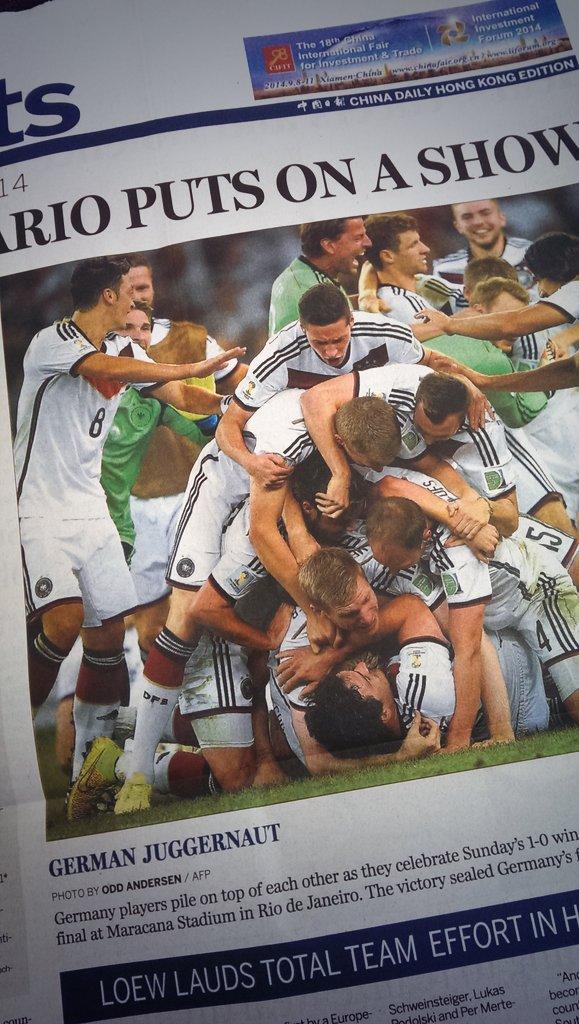 Guideally's tweet image. #Ugotta relive and share the moment.Where did you watch the last #WorldCup2014 match #GER vs #ARG? #travel #Hongkong