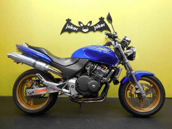 ヤフオク]□大阪空港店□ホンダ ホーネット250 青/ゴールドホイール