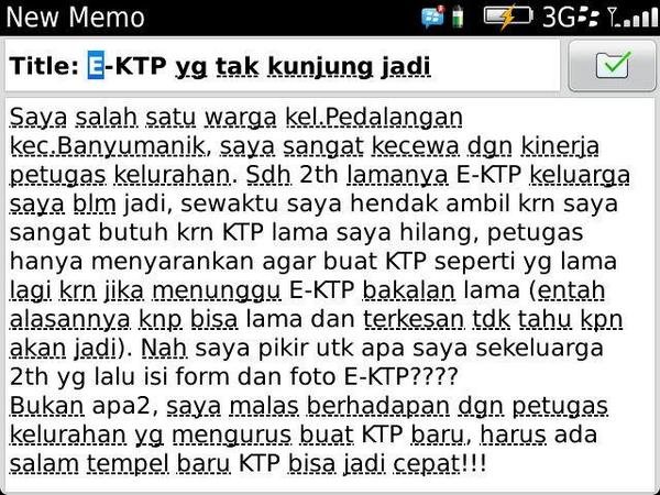 bayusedjati's tweet photo. Sekedar unek2 soal birokrasi di kota tercinta @infoSMG http://t.co/oorEydkBjA