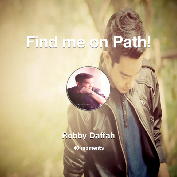 robiansyah's tweet photo. I've shared 40 memories with my friends on #Path - see them now at http://t.co/9Q6gmDDSEj! #thepersonalnetwork http://t.co/bdLKPl2Zw8