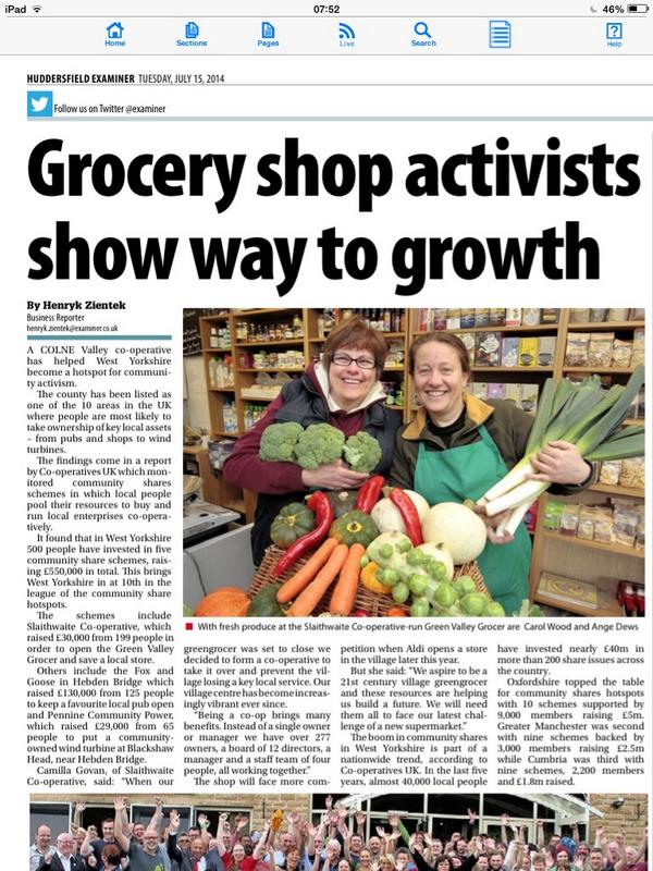 Jason McCartney (@jasonmccartney) on Twitter photo Great that the Green Valley Grocer <a href="/thegvg/">Green Valley Grocer</a> Slaithwaite has helped our area become a hotspot for community activism Great that the Green Valley Grocer <a href="/thegvg/">Green Valley Grocer</a> Slaithwaite has helped our area become a hotspot for community activism
