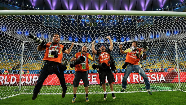 inspiredAUB's tweet photo. Our alumni get around! Here's Commercial Photography alumnus Ivan Pacheco in the goal after the World Cup final! http://t.co/ne5HYSfpQ8