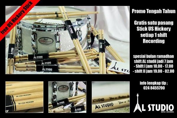 yuk mumpung masih ada Promo Tengah Tahun, 1 shift Gratis US Hickory Stick, Juga ada Promo Ramadhan juga :)