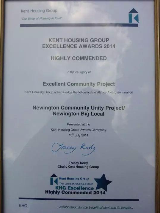 renewington's tweet photo. We have won an award :-) well done to all involved :-D @localtrust #biglocal http://t.co/28RbkOPklK