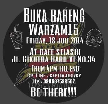 warzam15's tweet photo. @muzajongsky @septiantantan @Gnnrdy @lugilugila @mbkds @zailaniaziz @Gamen_ @carlorachman @SeptiajiRizky  @dmssptr http://t.co/1fIGpAZF9r