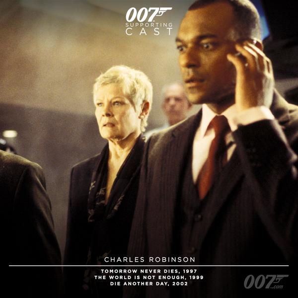 007's tweet photo. Charles Robinson, TOMORROW NEVER DIES, THE WORLD IS NOT ENOUGH, DIE ANOTHER DAY: #007SupportingCast http://t.co/4PuF4Ek01P