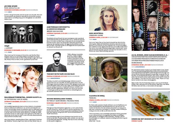 Weer een te gek Business Club programma '14/'15! UB40, Ludovico Einaudi e.v.a.! Nog enkele plekken beschikbaar.