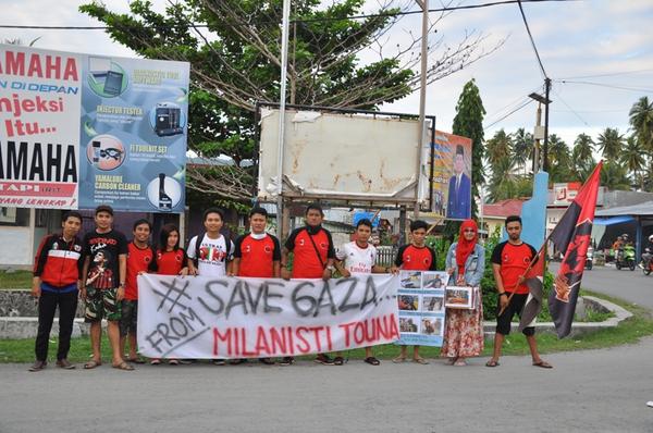 Aksi Solidaritas #SaveGaza  cc. <a href="/MilanistiOrId/">Milanisti Indonesia</a>