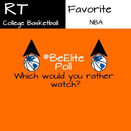 Press the image and vote for today's #BeElite Poll. #NBA #CBB