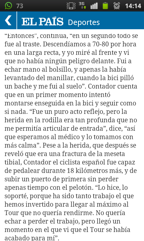 Rafer_el7's tweet photo. Solo la adrenalina,la ambicion,el espiritu de superacion y el amor propio son capaces de hacernos olvidar el dolor. http://t.co/7Joa6RI8Em