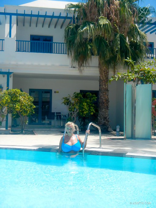 The inauguration of the Paradise Bikini Blue 32K from my Wishlist on the beaches of the Canary Islands