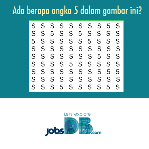 jobsDB Indonesia on Twitter "Perhatikan baikbaik. Kalau udah tahu