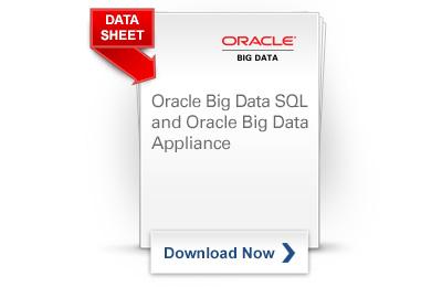OracleDatabase's tweet image. Read all about Oracle&apos;s newest announcement : #BigDataSQL Data Sheet ora.cl/nwV #breakthrough