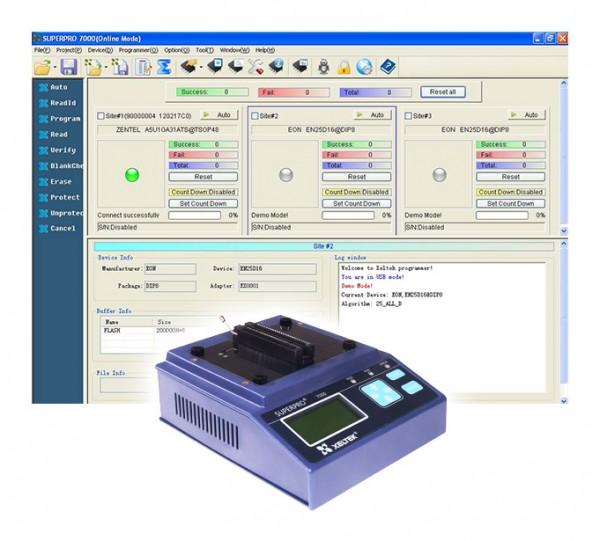 PcbNews's tweet image. #Programmatore #memorie #Xeltek SuperPro 7000  High Speed modalità #PcBased #StandAlone #LAN epcb.it/scheda_prodott…