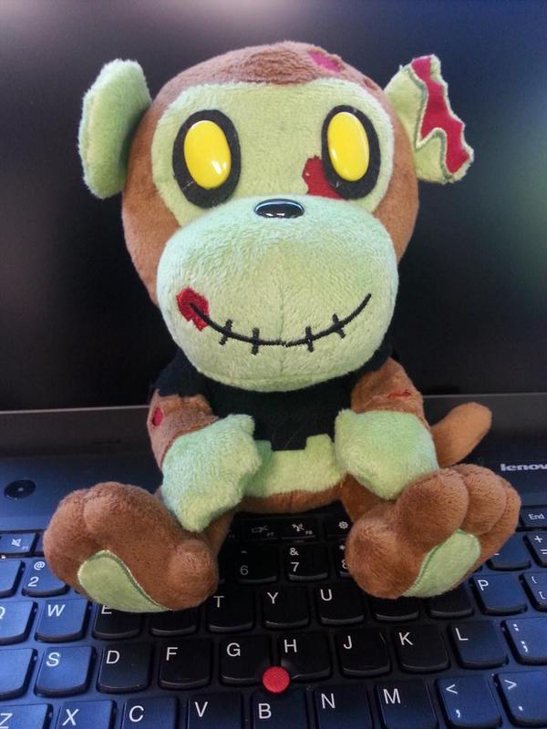 VridenMonkey's tweet image. Going to use this as my official T-Mob contact picture. I'll at least resemble it before coffee. #ZombieTechMonkey