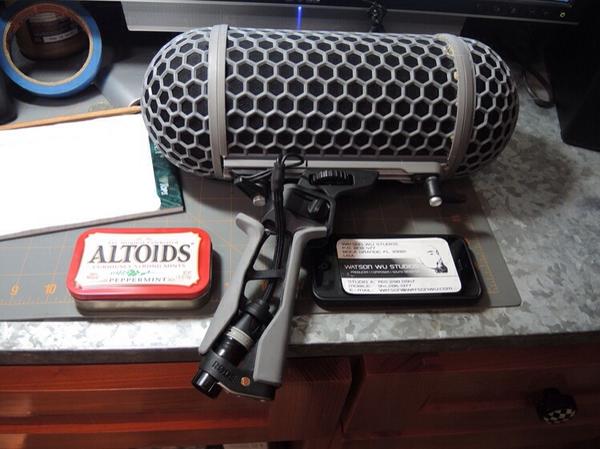 watsonwu's tweet photo. Inside my Mini-Me Rode Blimp (stereo configuration). http://t.co/O0wIjGsBEG #rodemics #lineaudio #fieldrecording #cm3 http://t.co/uhNOc4OXEu