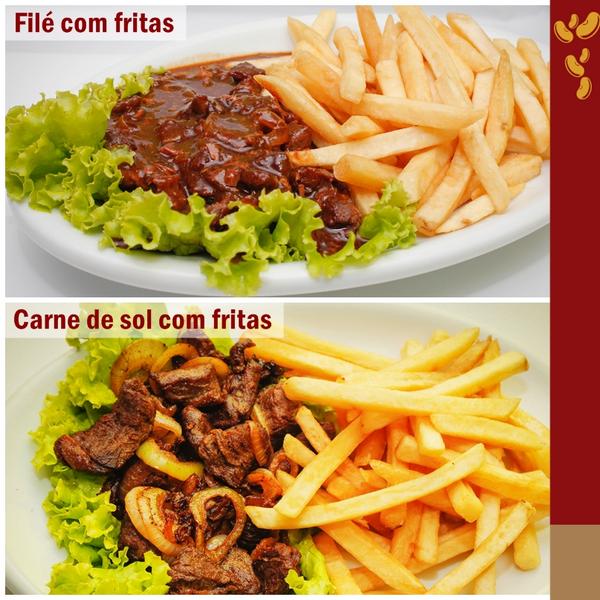 Filé com fritas x Carne de sol com fritas. Qual o seu preferido?