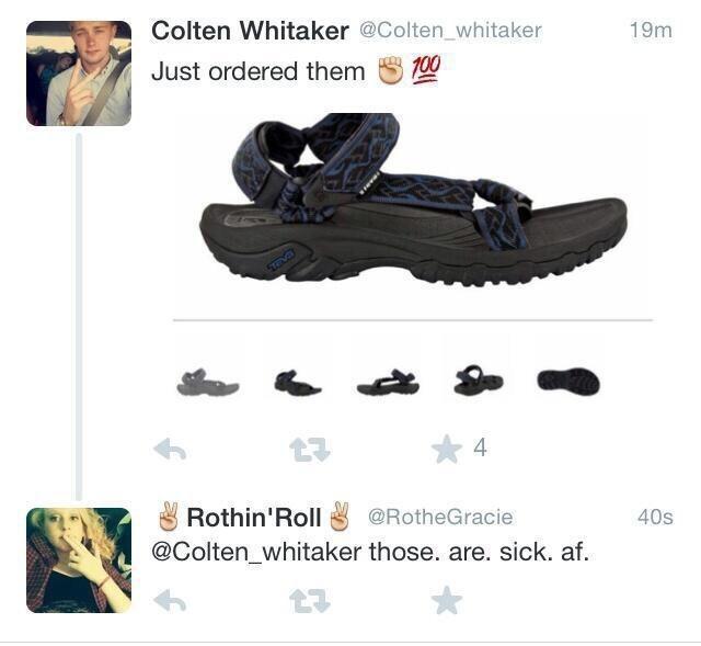 white people sandals