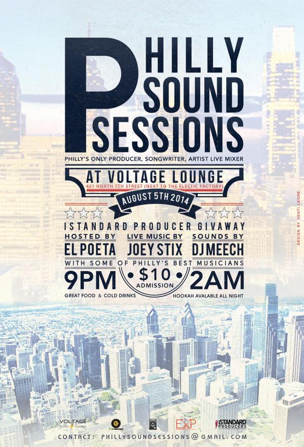 YusufYuie's tweet image. #PhillySoundSessions, TONIGHT 
Network w/ #Producers #Artists #Songwriters #DJs &amp;amp; more!
9pm, Voltage Lounge!
