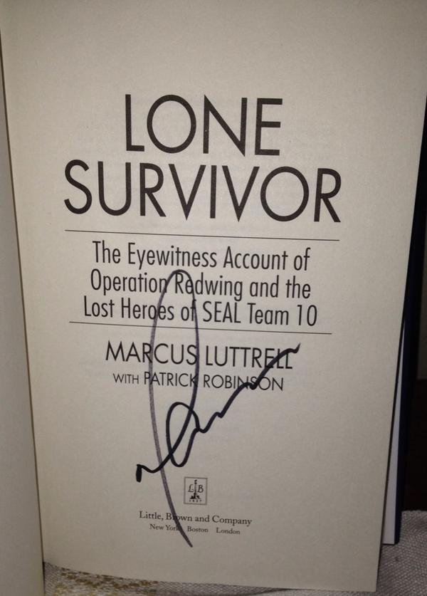 r__moore's tweet photo. Hands down best present I've ever gotten. #NeverQuit @MarcusLuttrell http://t.co/B1e14lDBdV